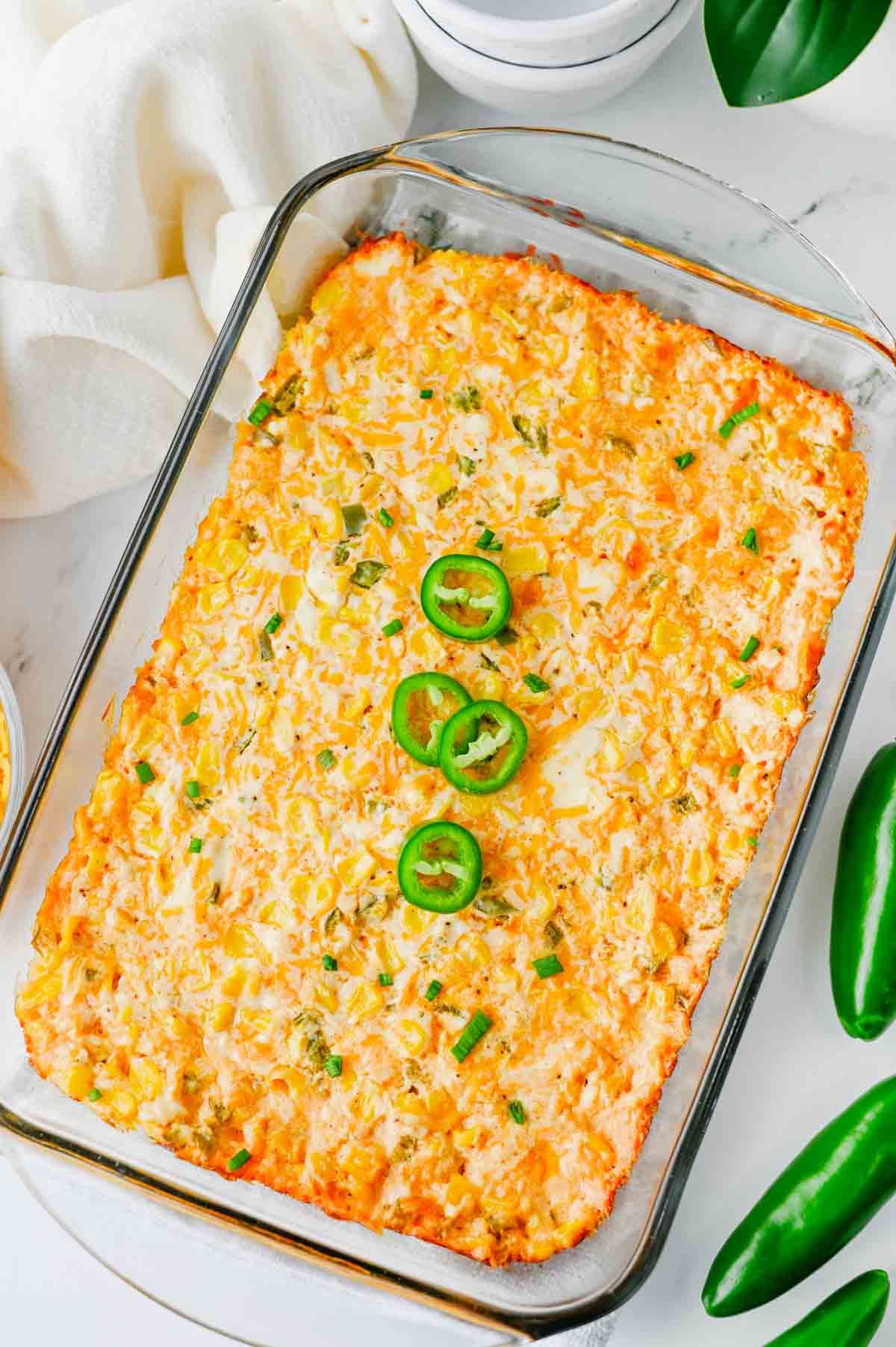 This Jalapeño Corn Dip is the ultimate party appetizer for anyone who loves bold flavor and easy entertaining. Made with sweet corn, cream cheese, sour cream, cheddar cheese, and fresh jalapeños, this creamy baked corn dip is hot, cheesy, and packed with just the right amount of heat. Whether you're searching for easy dip recipes, hot corn dip ideas, game day appetizers, party dips for a crowd, cheesy jalapeno dip recipes, or baked appetizer recipes, this one checks all the boxes. Perfect for potlucks, tailgates, holiday gatherings, BBQs, and family get-togethers, this spicy corn dip pairs perfectly with tortilla chips, crackers, or fresh veggies. Save this easy corn dip recipe for your next party and watch it disappear fast. It's a crowd-pleasing appetizer everyone will be asking for again and again.