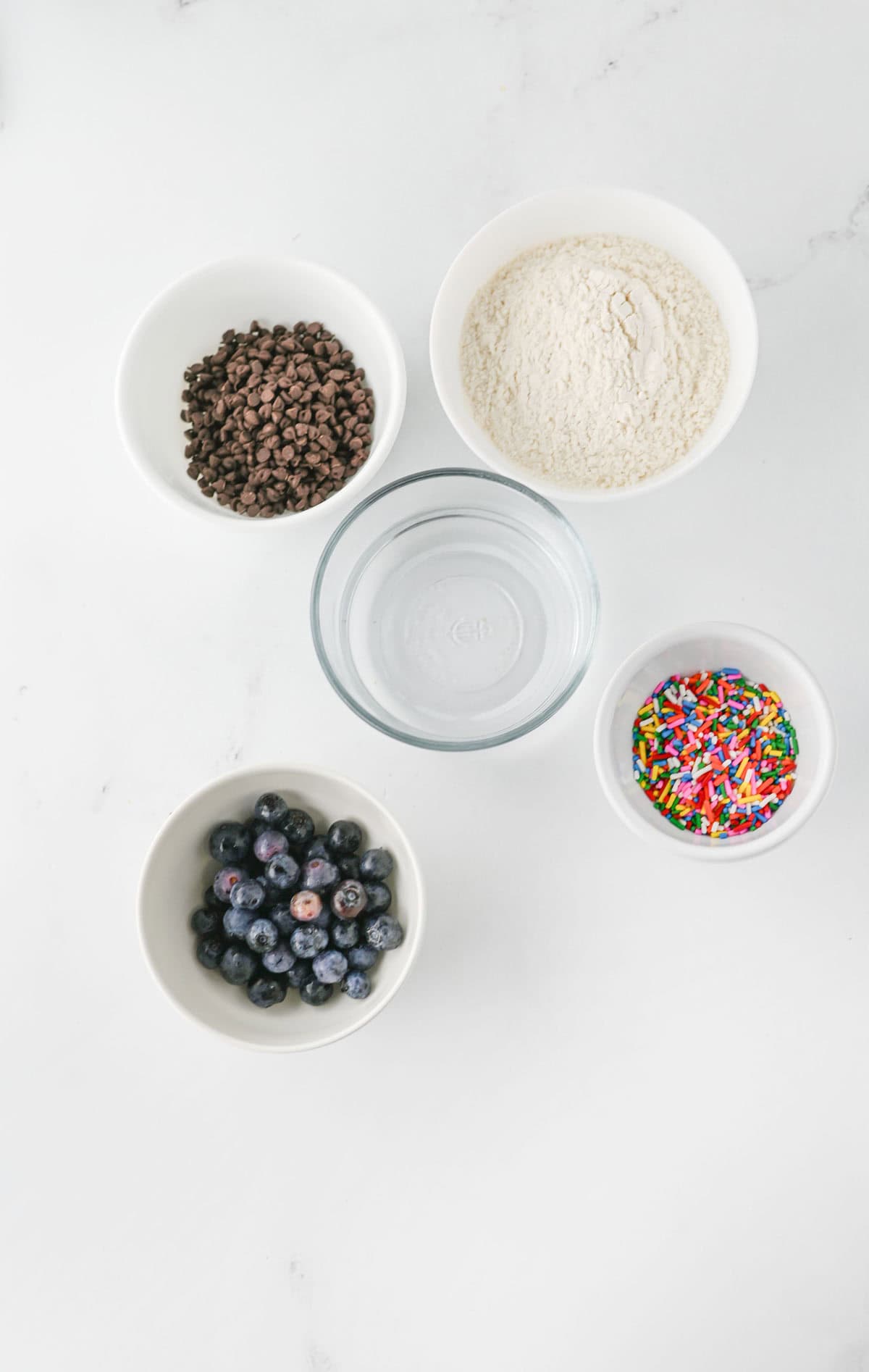 pancake bite ingredients on the kitchen counter