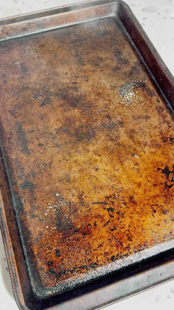 non stick spray on baking sheet