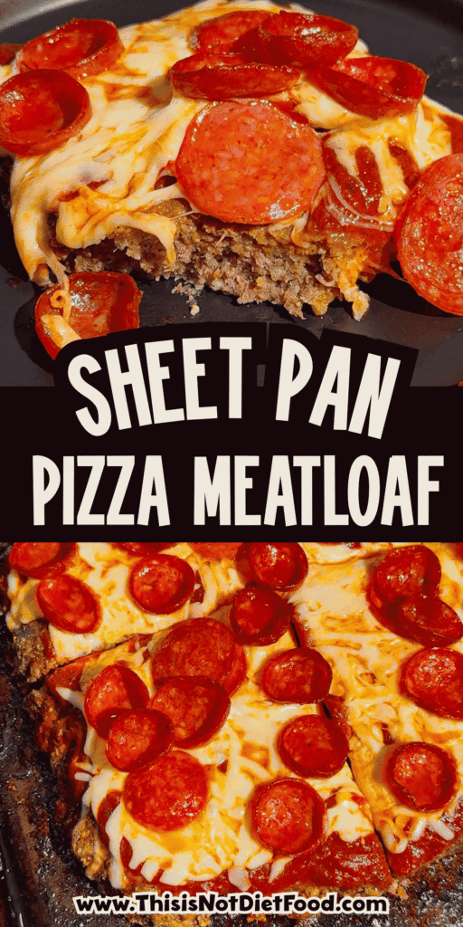 Looking for easy meatloaf recipes with a fun pizza twist? This Sheet Pan Pizza Meatloaf is loaded with all the flavors your family loves and is perfect for busy weeknights. Made with seasoned ground beef, pizza sauce, mozzarella cheese, and pepperoni, this Pizza Meatloaf Recipe is a great option for Family Dinner Ideas, Ground Beef Dinner Recipes, and Easy Weeknight Dinners. The sheet pan method helps it cook quickly while creating plenty of crispy edges in every bite. If you love Pizza Inspired Recipes, Meatloaf Recipes Easy, Sheet Pan Dinners, Comfort Food Recipes, and Kid Friendly Dinner Ideas, this cheesy meatloaf is sure to become a new favorite. Perfect for meal prep, family meals, potlucks, and simple dinners everyone will happily eat.