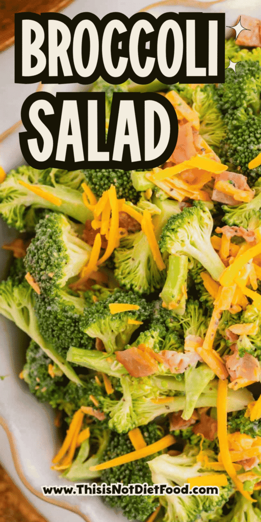Love the famous Chicken Salad Chick Broccoli Salad? This easy copycat recipe delivers the same crunchy, creamy, tangy flavor at home with fresh broccoli, sharp cheddar cheese, smoky bacon, mayonnaise, and red wine vinegar. Perfect for BBQs, potlucks, picnics, holiday gatherings, meal prep, and easy family dinners, this Broccoli Salad Recipe comes together in just 10 minutes and tastes even better after chilling. If you're searching for the best Copycat Chicken Salad Chick Broccoli Salad, Easy Broccoli Salad Recipe, Creamy Broccoli Salad With Bacon, Broccoli Salad With Cheddar Cheese, or a classic cold side dish everyone will love, this simple recipe is guaranteed to become a favorite all year long. Save this delicious broccoli salad for your next gathering!