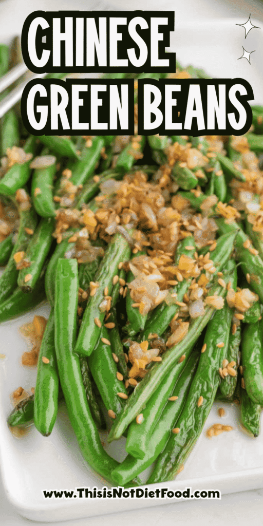 Looking for the best Chinese Green Beans recipe? These easy Asian Green Beans are crisp-tender, packed with garlic, ginger, shallots, and a savory touch of mirin for an irresistible restaurant-style side dish. If you've been searching for Chinese Green Bean Recipes, Garlic Green Beans, Stir Fry Green Beans, Green Bean Side Dish, Easy Vegetable Side Dishes, Healthy Green Bean Recipes, Asian Side Dishes, or How to Cook Fresh Green Beans, this simple recipe is a must-try. Perfect for busy weeknights, holiday dinners, or serving with your favorite chicken, beef, pork, or rice dishes, these flavorful sesame green beans come together in under 30 minutes and taste even better than takeout. Save this easy green bean recipe for your next family meal!