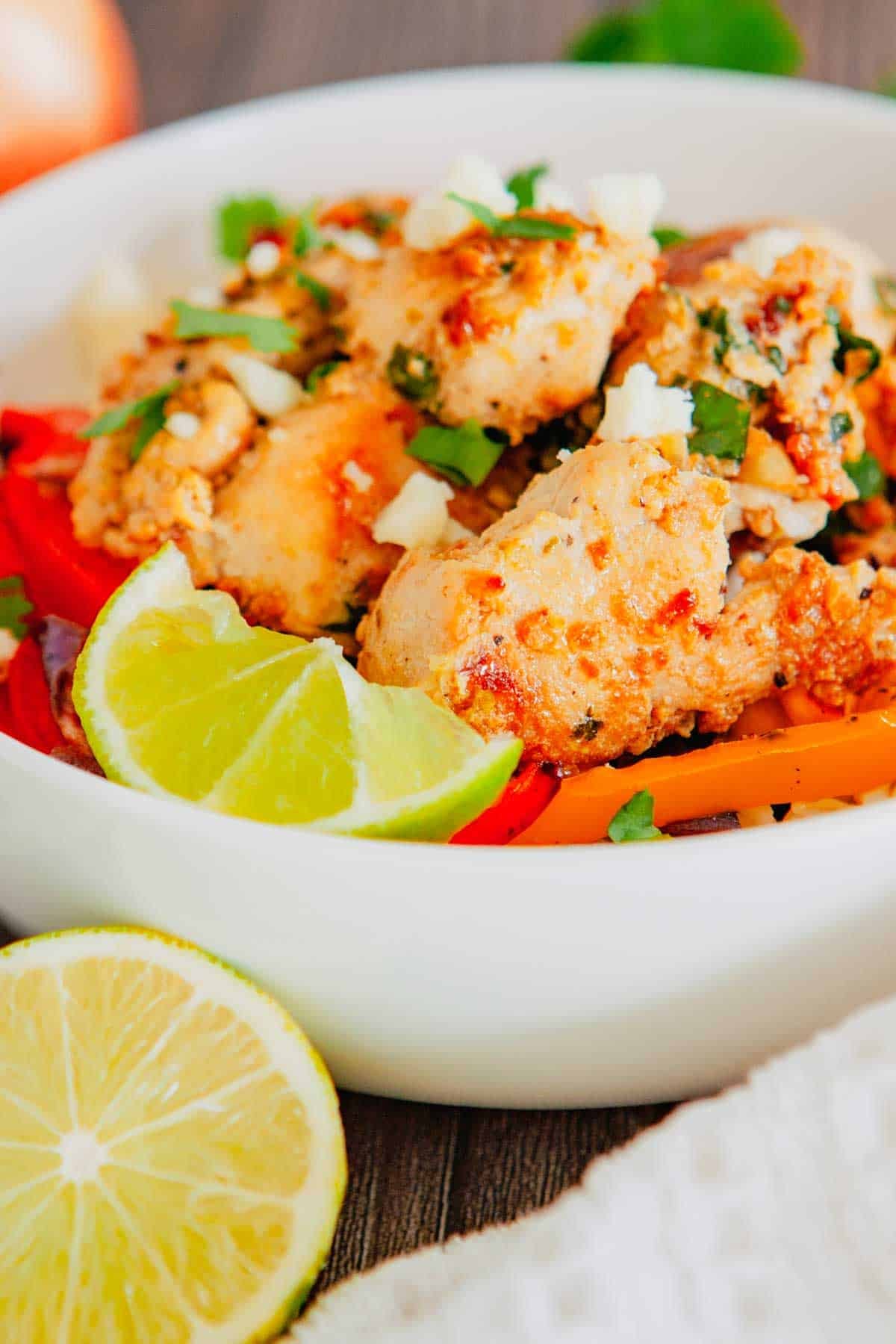 If you're looking for a quick, flavorful dinner, this Cilantro Lime Chicken is a must-make! Juicy marinated chicken is cooked until golden, then tossed with fresh lime juice and cilantro for a bright, fresh finish. This easy Cilantro Lime Chicken Recipe is perfect for busy weeknights, meal prep, rice bowls, tacos, salads, burritos, or wraps. Whether you're searching for Easy Chicken Dinner Recipes, Healthy Chicken Recipes, Chicken Breast Recipes, Mexican Chicken Recipes, Lime Chicken, Chicken Marinade Recipes, High Protein Meals, Air Fryer Chicken Recipes, Skillet Chicken Recipes, or Quick Family Dinner Ideas, this simple recipe delivers big flavor with minimal effort. Save this easy weeknight favorite for your next delicious family dinner!
