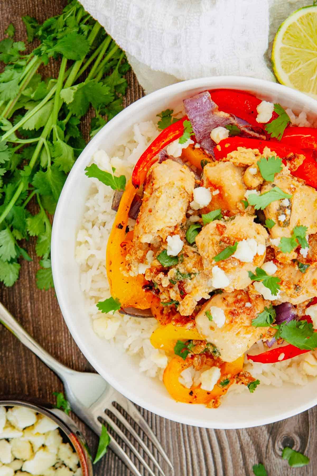 If you're looking for a quick, flavorful dinner, this Cilantro Lime Chicken is a must-make! Juicy marinated chicken is cooked until golden, then tossed with fresh lime juice and cilantro for a bright, fresh finish. This easy Cilantro Lime Chicken Recipe is perfect for busy weeknights, meal prep, rice bowls, tacos, salads, burritos, or wraps. Whether you're searching for Easy Chicken Dinner Recipes, Healthy Chicken Recipes, Chicken Breast Recipes, Mexican Chicken Recipes, Lime Chicken, Chicken Marinade Recipes, High Protein Meals, Air Fryer Chicken Recipes, Skillet Chicken Recipes, or Quick Family Dinner Ideas, this simple recipe delivers big flavor with minimal effort. Save this easy weeknight favorite for your next delicious family dinner!