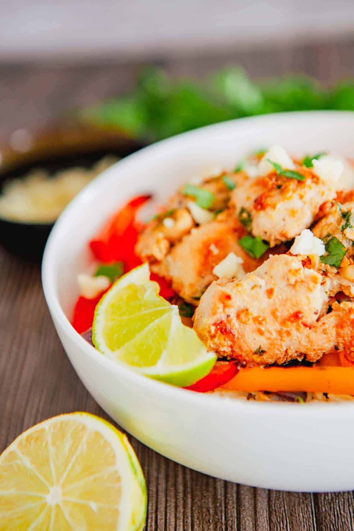 If you're looking for a quick, flavorful dinner, this Cilantro Lime Chicken is a must-make! Juicy marinated chicken is cooked until golden, then tossed with fresh lime juice and cilantro for a bright, fresh finish. This easy Cilantro Lime Chicken Recipe is perfect for busy weeknights, meal prep, rice bowls, tacos, salads, burritos, or wraps. Whether you're searching for Easy Chicken Dinner Recipes, Healthy Chicken Recipes, Chicken Breast Recipes, Mexican Chicken Recipes, Lime Chicken, Chicken Marinade Recipes, High Protein Meals, Air Fryer Chicken Recipes, Skillet Chicken Recipes, or Quick Family Dinner Ideas, this simple recipe delivers big flavor with minimal effort. Save this easy weeknight favorite for your next delicious family dinner!