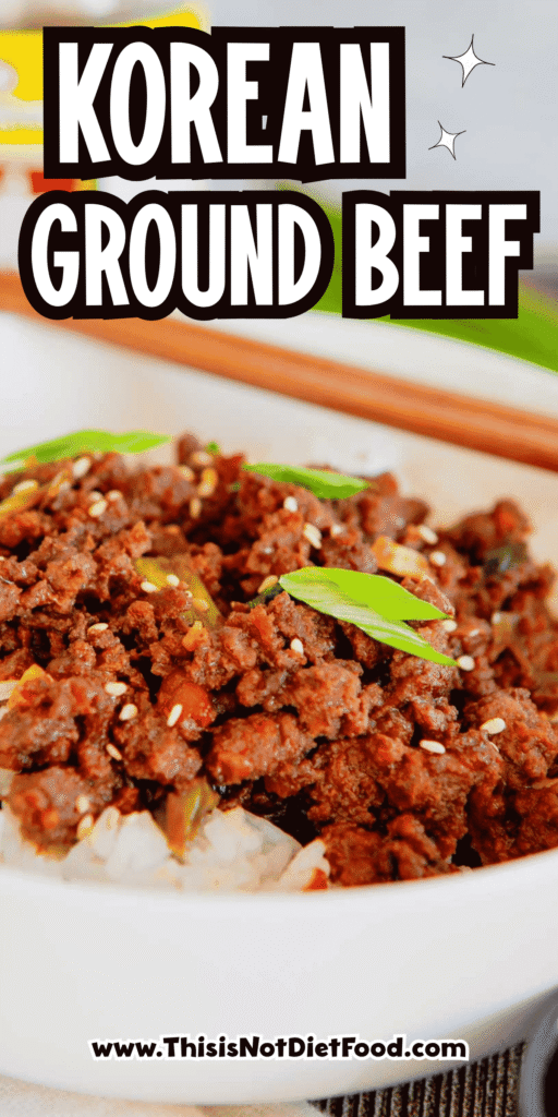Craving a fast dinner that's packed with flavor? These Korean Ground Beef Bowls are the ultimate weeknight meal, made with tender ground beef coated in a sweet, savory, and slightly spicy Korean-inspired sauce with soy sauce, brown sugar, garlic, ginger, sesame oil, and gochujang. Served over fluffy rice and topped with green onions and sesame seeds, this easy Ground Beef Bowl is ready in just 15 minutes. Perfect for Easy Ground Beef Recipes, Korean Beef Rice Bowls, Ground Beef Dinner Ideas, Quick Family Meals, Asian Inspired Recipes, Weeknight Dinner Recipes, Meal Prep Bowls, Rice Bowl Recipes, Ground Beef and Rice, and Budget Friendly Dinners, this simple recipe is one you'll make again and again.