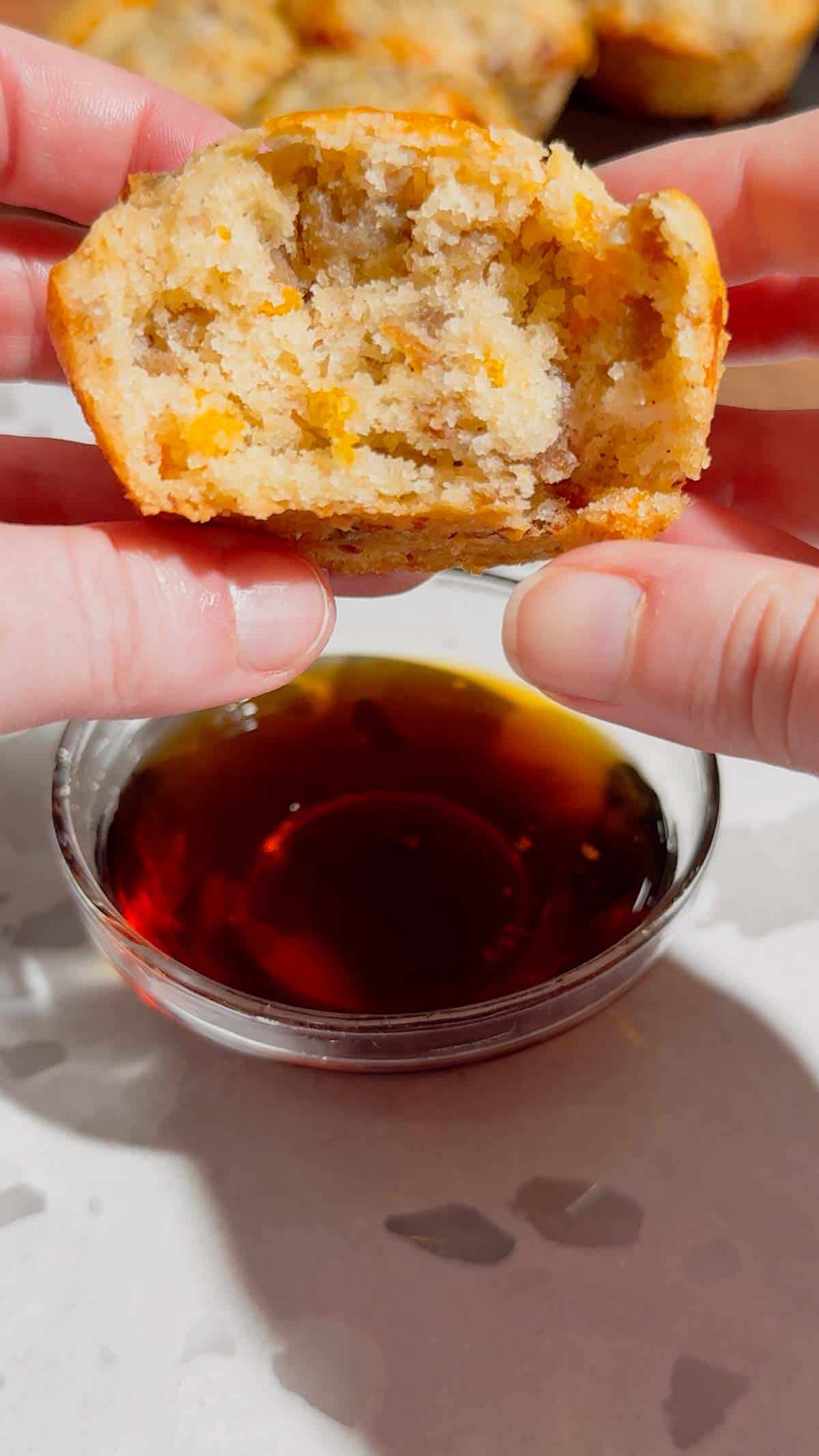 Looking for the ultimate make ahead breakfast? These McGriddle Muffins combine fluffy pancake batter, maple sausage, crispy bacon, melted cheddar cheese, and sweet maple syrup into the perfect grab-and-go breakfast recipe. They're freezer friendly, meal prep approved, kid friendly, and ready in just 30 minutes, making them ideal for busy weekday mornings, weekend brunch, school breakfasts, and holiday mornings. If you love easy breakfast recipes, breakfast muffins, pancake muffins, savory breakfast ideas, maple sausage recipes, brunch recipes, breakfast meal prep, freezer breakfast recipes, and family breakfast ideas, these homemade McGriddle Muffins are a delicious shortcut everyone will request again and again.