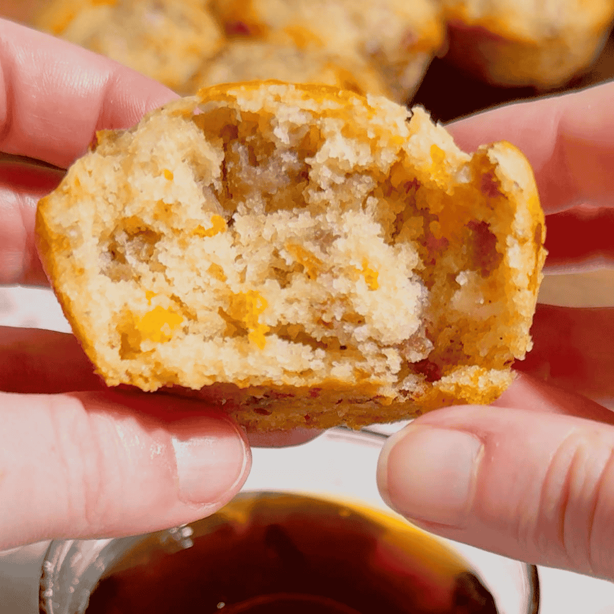 Looking for the ultimate make ahead breakfast? These McGriddle Muffins combine fluffy pancake batter, maple sausage, crispy bacon, melted cheddar cheese, and sweet maple syrup into the perfect grab-and-go breakfast recipe. They're freezer friendly, meal prep approved, kid friendly, and ready in just 30 minutes, making them ideal for busy weekday mornings, weekend brunch, school breakfasts, and holiday mornings. If you love easy breakfast recipes, breakfast muffins, pancake muffins, savory breakfast ideas, maple sausage recipes, brunch recipes, breakfast meal prep, freezer breakfast recipes, and family breakfast ideas, these homemade McGriddle Muffins are a delicious shortcut everyone will request again and again.