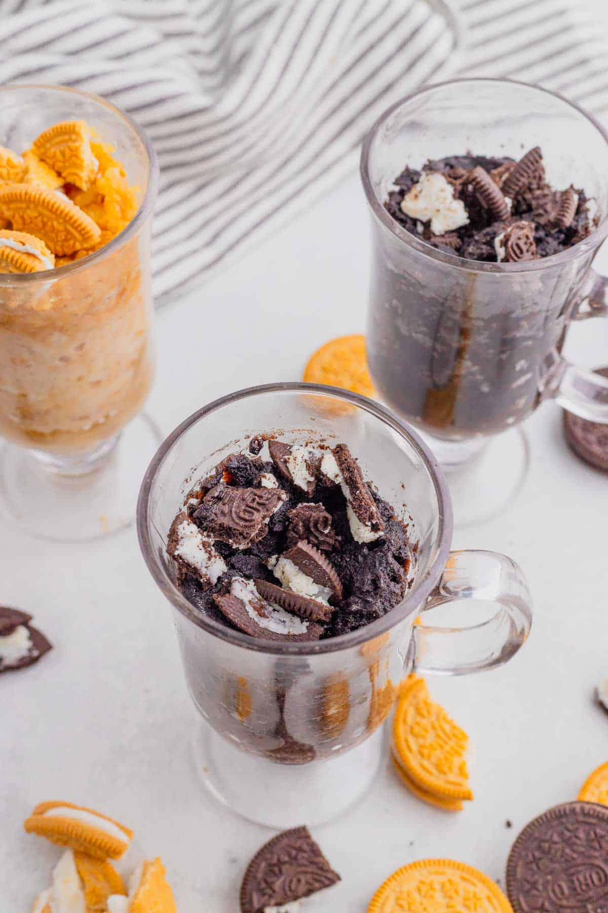 This Oreo Mug Cake is the easiest way to satisfy a chocolate craving in minutes! Made with just three simple ingredients, this easy Oreo Mug Cake recipe creates a soft, rich, fluffy dessert right in the microwave with almost no cleanup. If you're looking for a quick mug cake recipe, microwave cake, single serving dessert, easy Oreo dessert, cookies and cream mug cake, late night dessert ideas, no oven desserts, or easy desserts with Oreos, this recipe is a must-try. Perfect for kids, college students, busy families, or anyone craving a fast homemade treat, this chocolate Oreo mug cake is ready in just 3 minutes and delivers warm, gooey, bakery-style flavor with every bite.