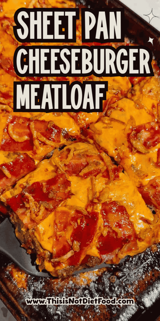 Looking for the ultimate Sheet Pan BBQ Bacon Cheeseburger Meatloaf recipe? This easy family dinner combines juicy ground beef, smoky BBQ sauce, crispy bacon, melty cheddar cheese, and crunchy fried onions for a comfort food meal everyone will love. If you're searching for Sheet Pan Dinners, Easy Meatloaf Recipes, Ground Beef Dinner Ideas, Weeknight Dinner Ideas, Family Dinner Recipes, Cheeseburger Meatloaf, BBQ Meatloaf Recipe, Easy Ground Beef Recipes, Comfort Food Dinners, Sheet Pan Meals, or Quick Dinner Recipes, this crowd-pleasing recipe belongs on your menu. Ready in just 45 minutes with simple ingredients, it's perfect for busy nights, meal planning, potlucks, or whenever you're craving a cheesy, bacon-loaded dinner the whole family will request again and again.