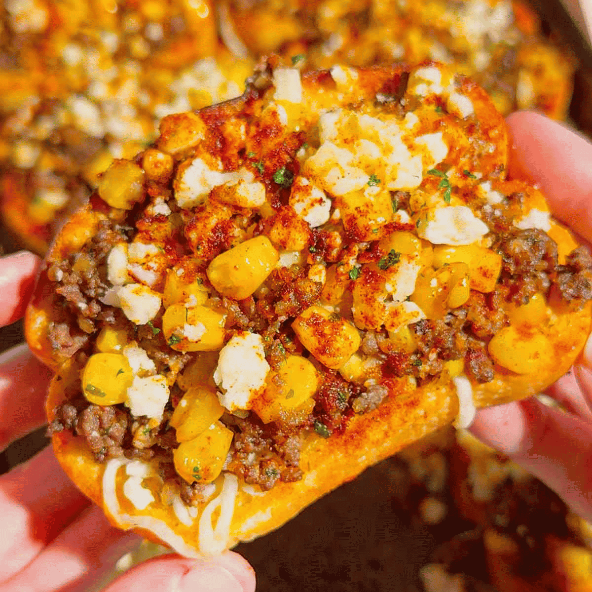 Need an easy dinner that's guaranteed to disappear fast? These Street Corn Beef Garlic Toasts combine crispy Texas garlic toast with seasoned ground beef, smoky street corn, melty mozzarella, tangy Cotija cheese, and a creamy lime sauce for the ultimate family meal. This easy ground beef recipe is perfect for busy weeknights, game day appetizers, party snacks, or quick comfort food dinners. If you're searching for easy dinner recipes, garlic bread recipes, ground beef dinner ideas, Texas toast recipes, Mexican-inspired recipes, street corn recipes, cheesy beef recipes, easy appetizer ideas, or family-friendly meals, this delicious recipe is packed with bold flavor, simple ingredients, and is ready in just 35 minutes. Save this recipe for your next easy weeknight dinner!