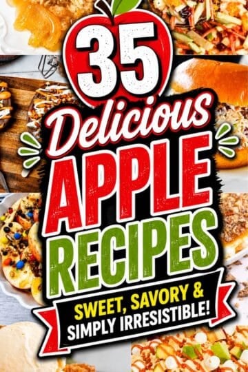 Wondering What To Do With Apples after a trip to the orchard or a big grocery haul? This collection of 35 Apple Recipes is packed with Fresh Apple Recipes Easy enough for busy days, from Quick Apple Desserts and Breakfast Desserts to cozy bakes, salads, and savory ideas. Discover Easy Apple Desserts With Fresh Apples, Apple Dessert Recipes Easy enough for beginners, and plenty of Things To Make With Apples when your fruit bowl is overflowing. You'll find Apple Recipes Healthy enough for everyday snacking, classic Best Apple Desserts for fall gatherings, and creative Recipes Using Apples for breakfast, dessert, potlucks, and dinner. Save these Easy Apple Recipes for all your fall baking, entertaining, and apple-picking inspiration. Perfect for saving before your next fall baking day.
