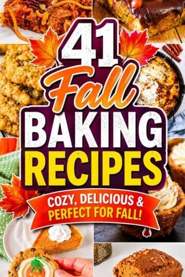Save this collection of 41 Fall Baking Recipes when you’re craving Simple Fall Desserts, cozy breads, warm spices, and all the flavors of sweater weather. These Fall Baked Goods Recipes are packed with Autumn Baking Ideas, from pumpkin favorites and apple treats to Autumn Pies, Fall Pastries, and irresistible Fall Sweet Treats. Whether you need Quick Fall Desserts for a busy week, Cute Fall Desserts for a party, or Cozy Autumn Treats for a rainy weekend, there’s something here to bake. Explore Fall Desserts Aesthetic inspiration, Cozy Fall Baking, Maple Baking, November Baking, and seasonal recipes perfect for Thanksgiving. These easy Autumn Dessert Recipes are delicious ideas for Fall Things To Bake, sharing with family, bringing to work, or enjoying with coffee on a crisp afternoon.