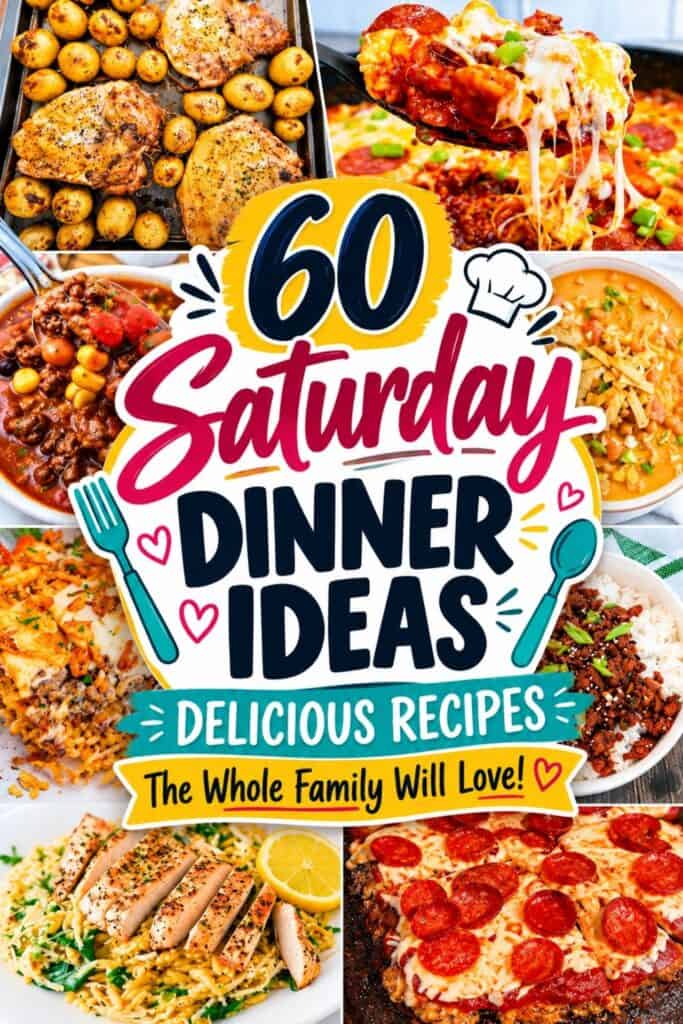 Make weekends more delicious with 60 Saturday Dinner Ideas packed with easy, comforting meals for every craving. Explore Quick And Easy Dinner Recipes, Cheap Dinners For A Family, Easy Dinner Recipes For Family, Saturday Meal Ideas, Fun Weekend Meals, Dinner Suggestions For Tonight, Quick Meals For A Crowd, and Weekend Dinner Recipes. Whether you want comfort food, something budget-friendly, or an easy dish to share, there is plenty here to make Saturday dinner feel special. These recipes use familiar ingredients and approachable methods, making it easy to find something that fits your schedule, budget, and appetite. These recipes use familiar ingredients and approachable methods, making it easy to find something that fits your schedule, budget, and appetite.