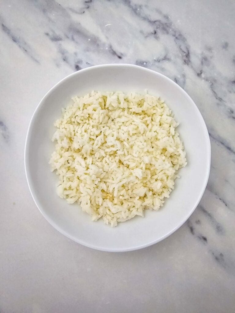 cooked rice in a bowl
