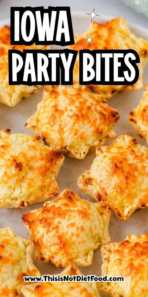 These Iowa Party Bites are the ultimate easy appetizer for game day, holiday parties, potlucks, and family gatherings! Crispy Tostitos Scoops are filled with a creamy, cheesy mixture of cream cheese, mozzarella, sweet corn, green chiles, and savory seasonings, then topped with Parmesan and baked until golden and bubbly. This Iowa Party Bites Recipe is perfect when you need easy party appetizers, bite sized appetizers, finger foods, or quick game day snacks that everyone will grab by the handful. Add these cheesy corn bites to your favorite party food ideas, football appetizers, tailgate snacks, Super Bowl appetizers, or holiday appetizer recipes. With simple ingredients and just 15 minutes of baking time, these warm tortilla chip bites are an easy crowd pleasing appetizer for any occasion!