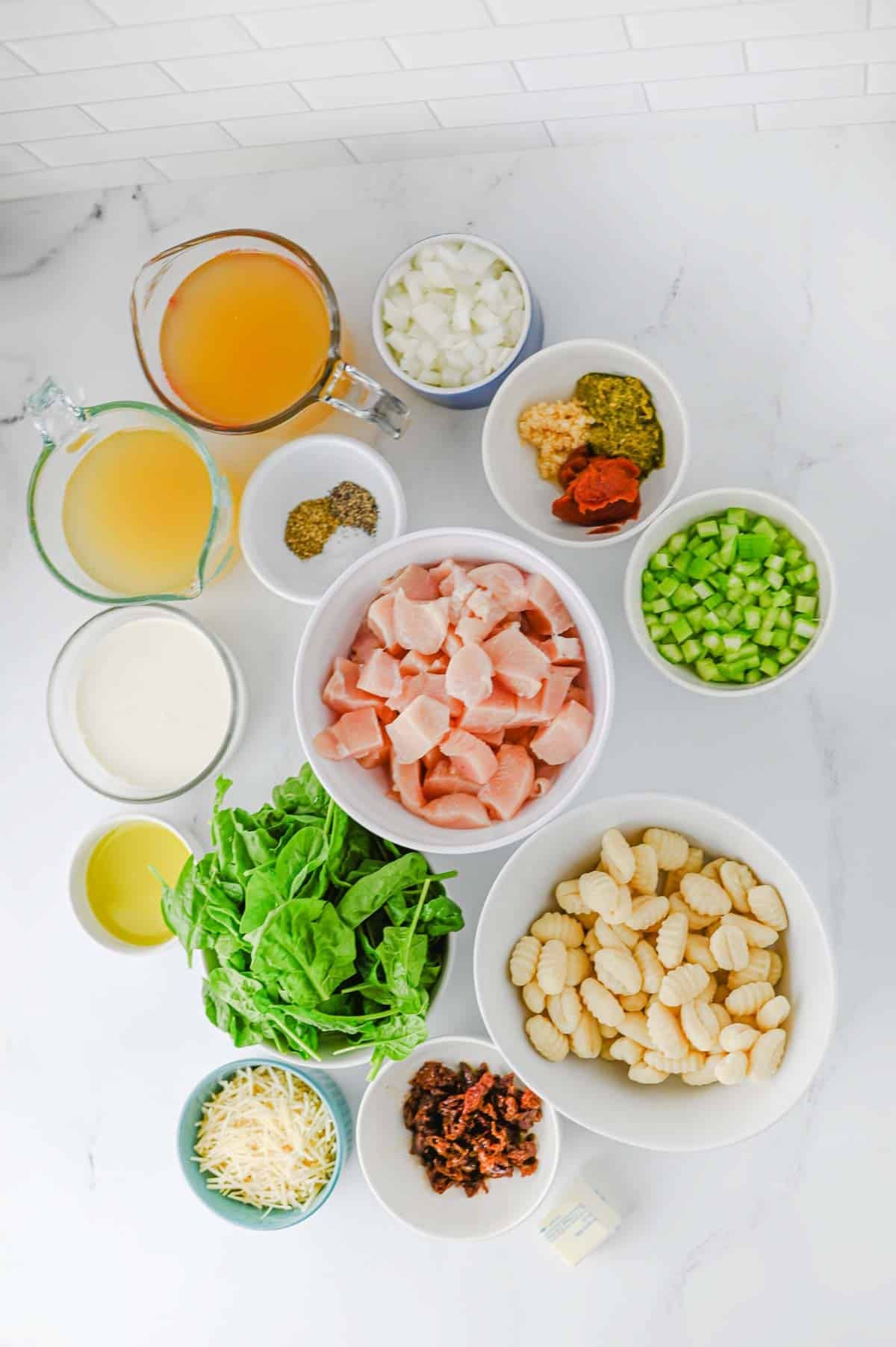 marry me chicken gnocchi soup in a pot