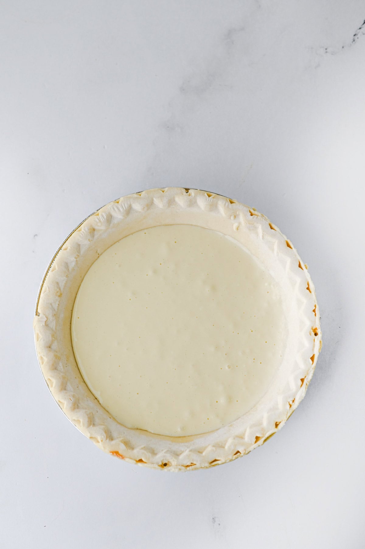 pie crust on the kitchen counter
