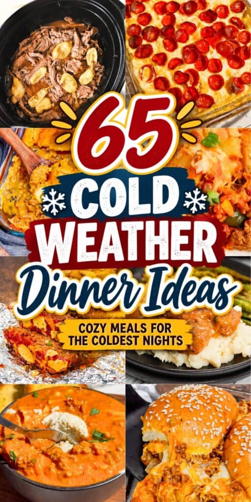 Save this collection of 65 cold weather dinner ideas for the nights when you want something warm, filling, and easy. You will find inspiration for Mexican Food Recipes, Cold Weather Food Dinner Tonight, Easy Winter Dinner Recipes Healthy, Easy Oven Recipes, Beef Stew Crock Pot Recipes Slow Cooker Crockpot Easy, Dinner Ideas For Cold Weather, Rainy Day Dinner Ideas, Cozy Winter Recipes Dinners, Comfort Soup Recipes, Winter Warmers. Find a new favorite for tonight, then save the roundup so your winter dinner inspiration is always ready. Great for meal planning and saving for later. There is something here for every cozy craving. Plenty of simple comfort-food inspiration awaits. Perfect for busy families and hungry weeknights. Keep it close for your next cold-weather craving.