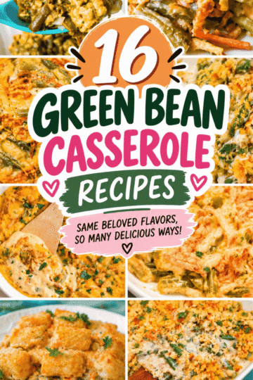 Looking for Green Bean Casserole Recipes that go beyond the same old holiday side? This collection of 16 recipes has creamy classics, cheesy twists, crispy toppings and creative variations perfect for Thanksgiving dinner. Save these ideas for Best Thanksgiving Side Dishes, Thanksgiving Vegetable Sides, Turkey Side Dishes and Thanksgiving Recipes Side Dishes. You'll find inspiration for Classic Green Bean Casserole, Creamy Green Bean Casserole, Green Bean Casserole With Fried Onions, Green Bean Casserole With Mushrooms and more. Whether you need a Simple Green Bean Casserole, Easy Green Bean Casserole Recipe or something unexpected, these Bean Casserole Recipes make planning Thanksgiving Food Sides and Side Dishes For Thanksgiving Dinner deliciously easy.