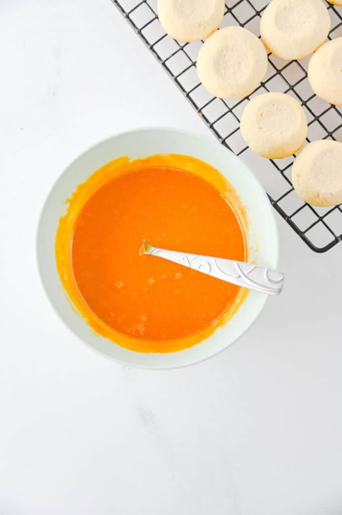 melted caramel mixture in a bowl
