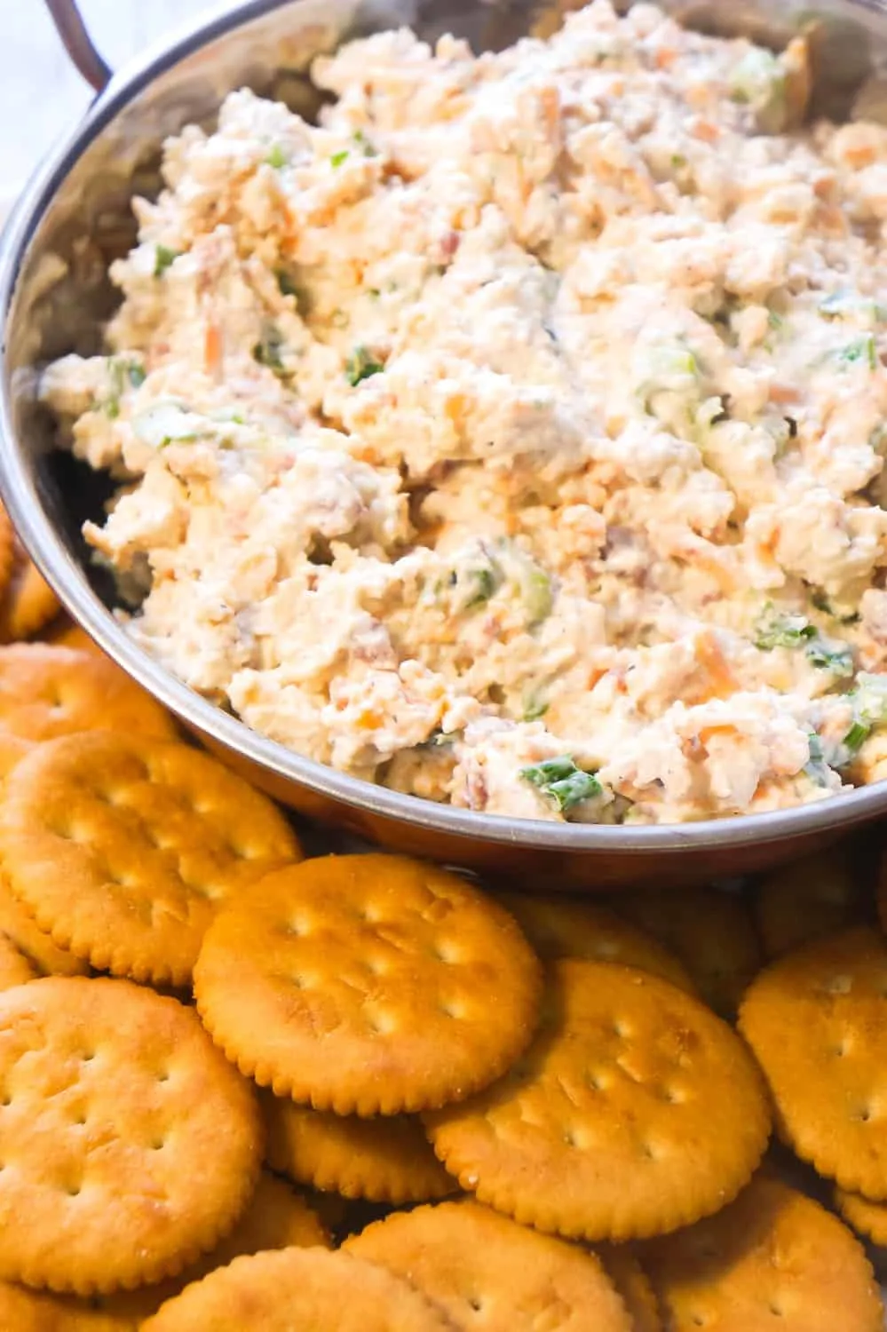 Bacon Cheddar Dip is perfect for potluck parties.