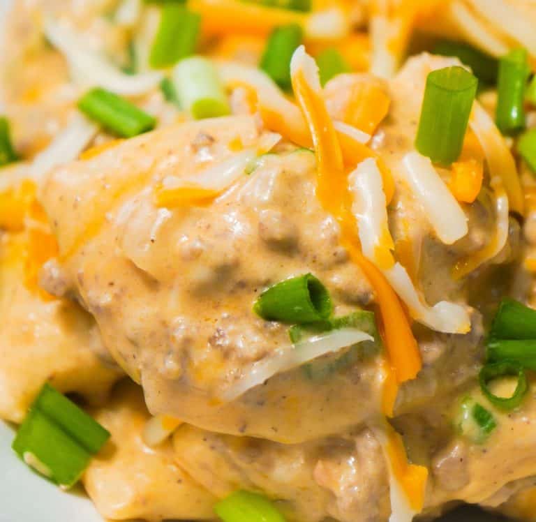 Bacon Cheeseburger Pierogies.