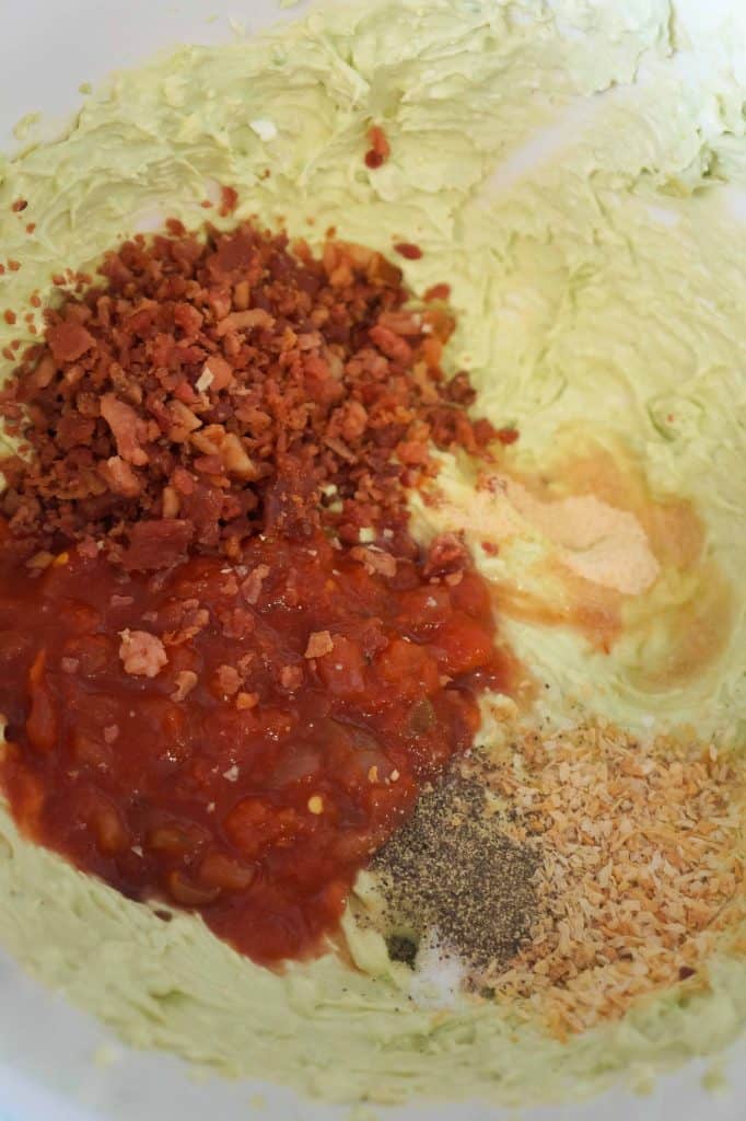 Bacon Cream Cheese Avocado Dip THIS IS NOT DIET FOOD