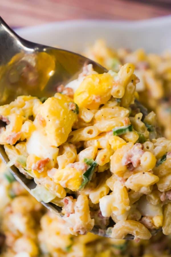 Bacon Egg Pasta Salad THIS IS NOT DIET FOOD