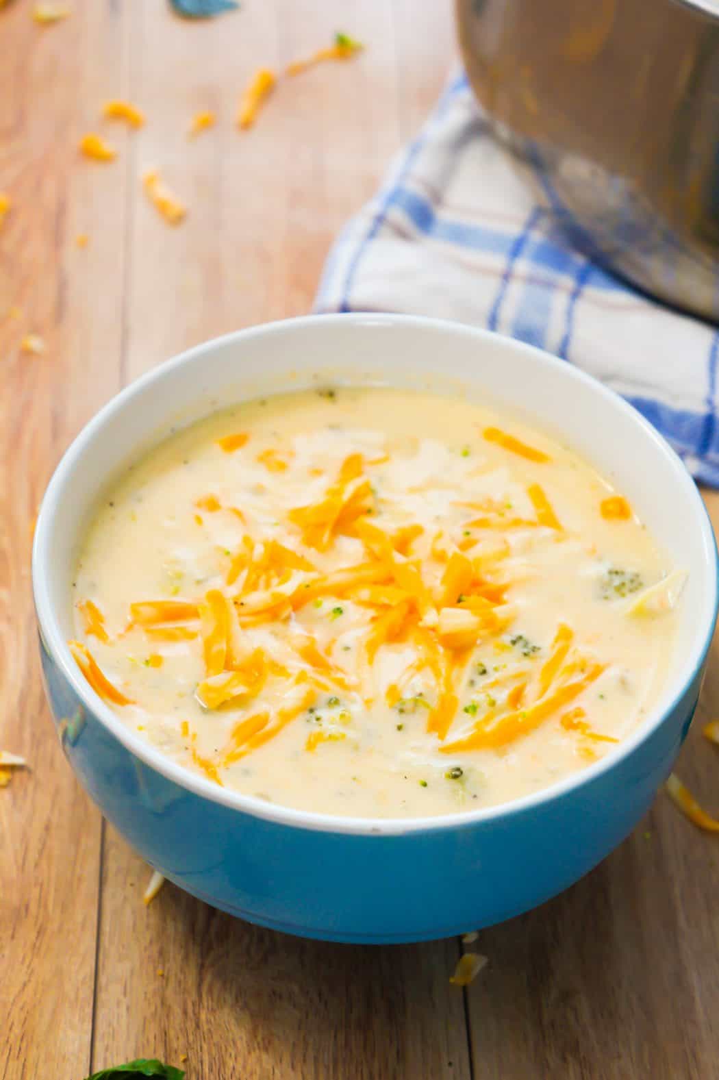 Broccoli Cheese Soup with Chicken THIS IS NOT DIET FOOD
