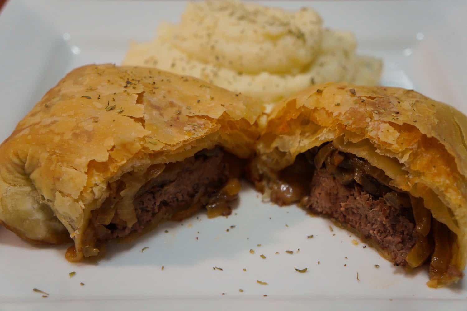 Budget Friendly Beef Wellington is an easy dinner recipe that won't blow your budget. This simple beef dish is made using frozen steaks from Walmart and store bought puff pastry.