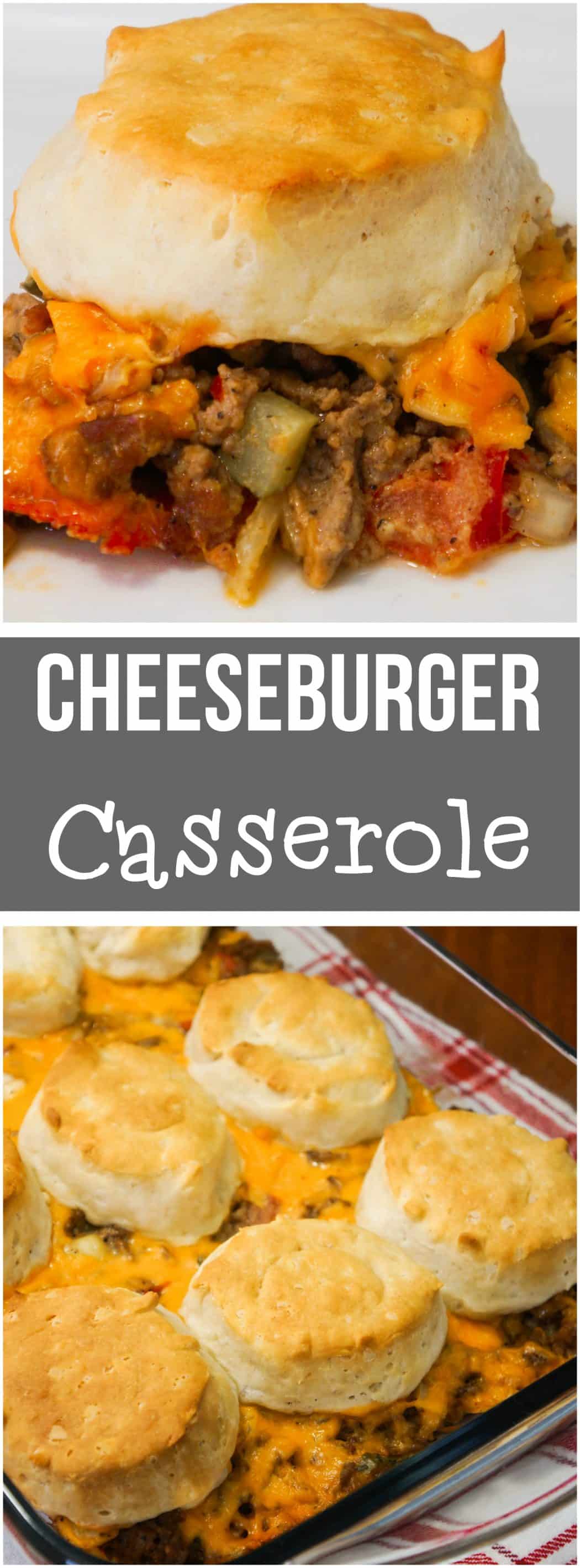 Cheeseburger Casserole with Pillsbury Biscuits THIS IS NOT DIET FOOD