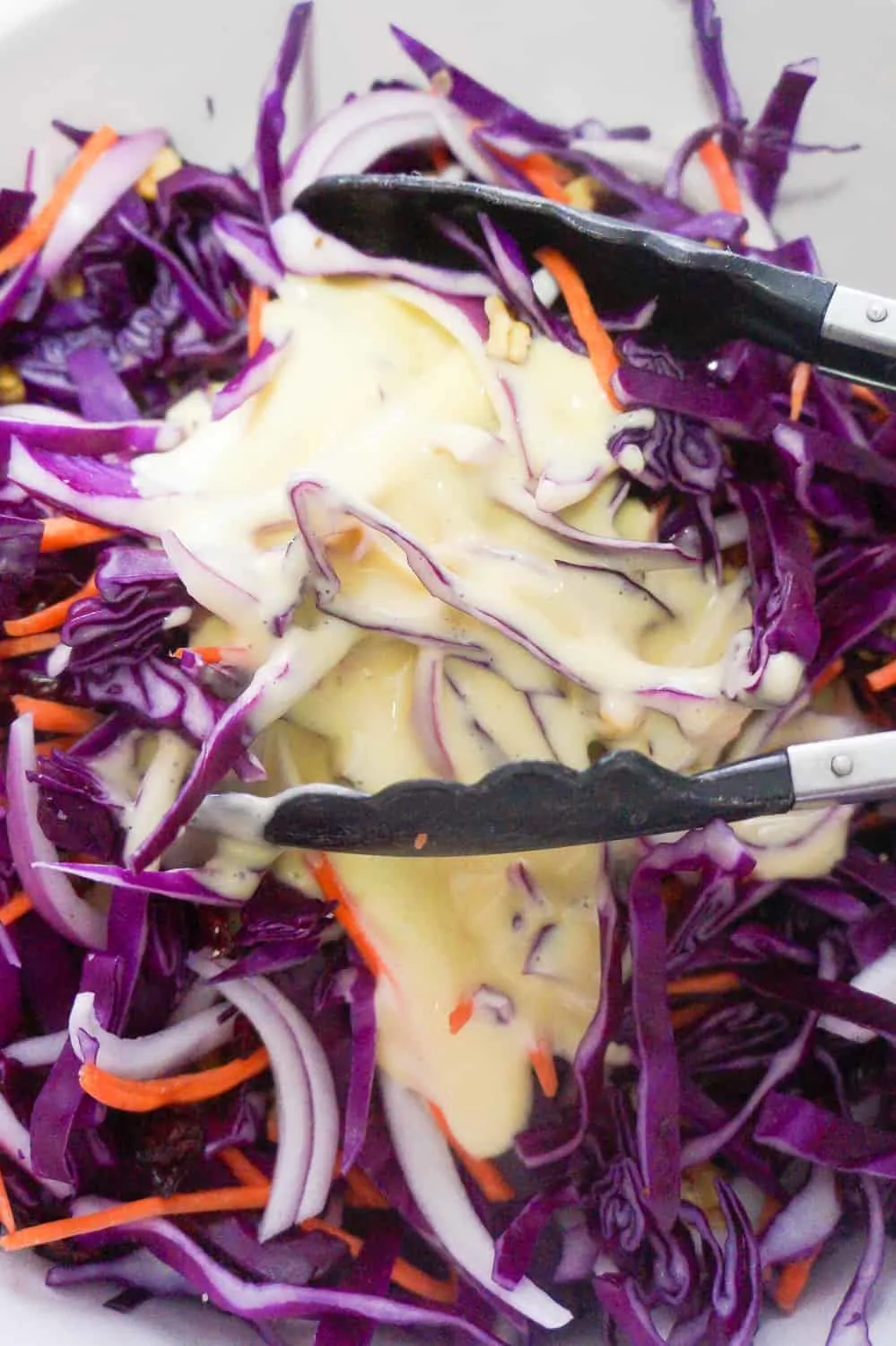 creamy coleslaw dressing before mixing
