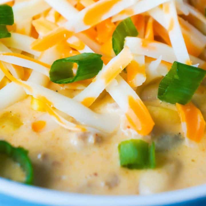 Creamy Ground Chicken Chili is an easy dinner recipe.