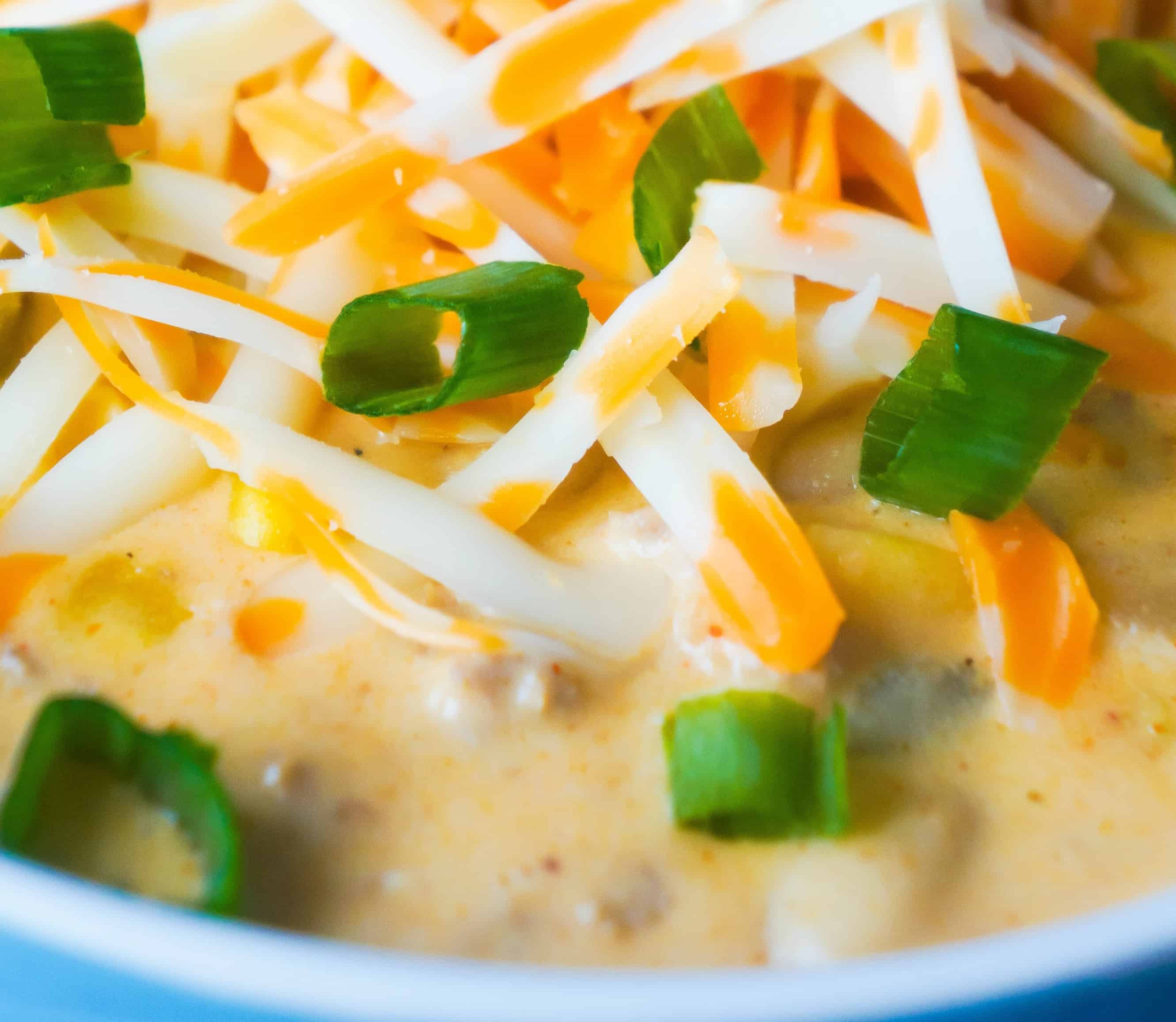 Creamy Ground Chicken Chili is an easy dinner recipe.