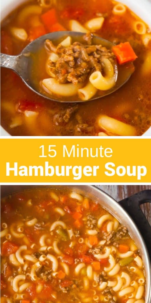 recipes for hamburger macaroni soup