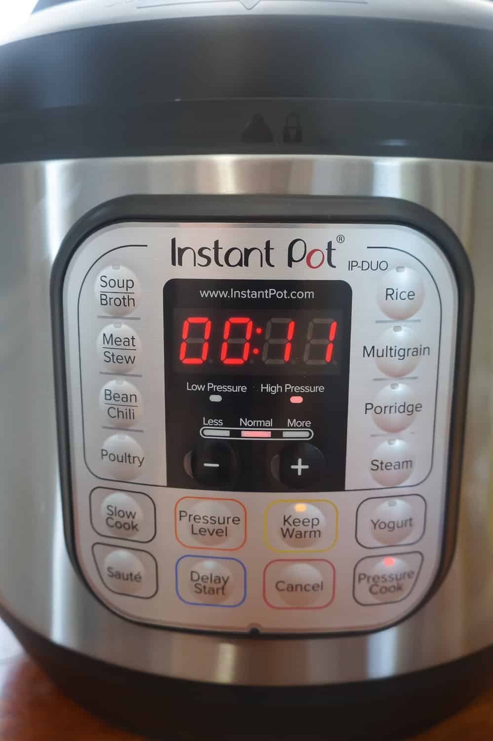 Instant Pot display