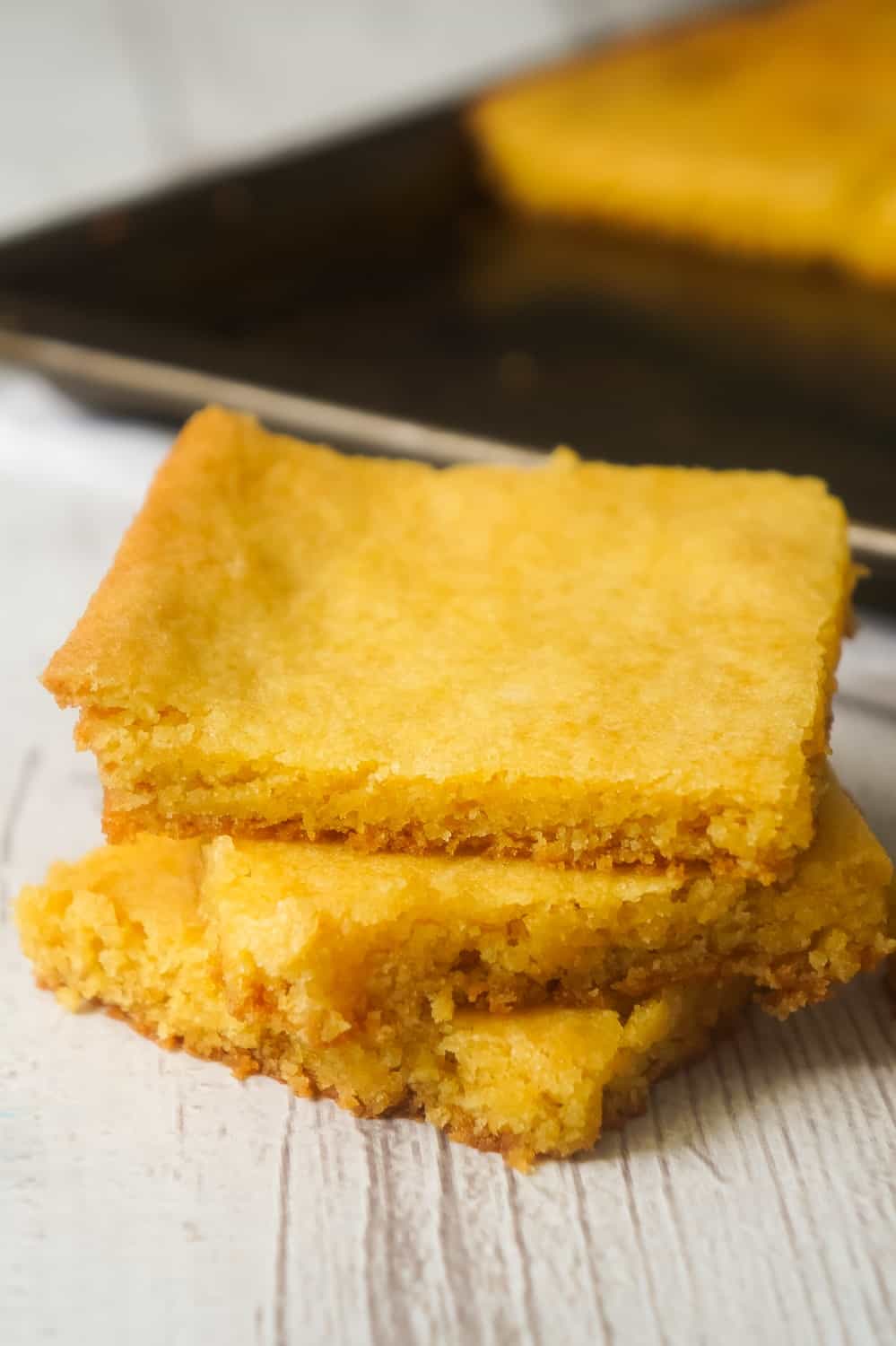 Lemon Pudding Sugar Cookie Bars