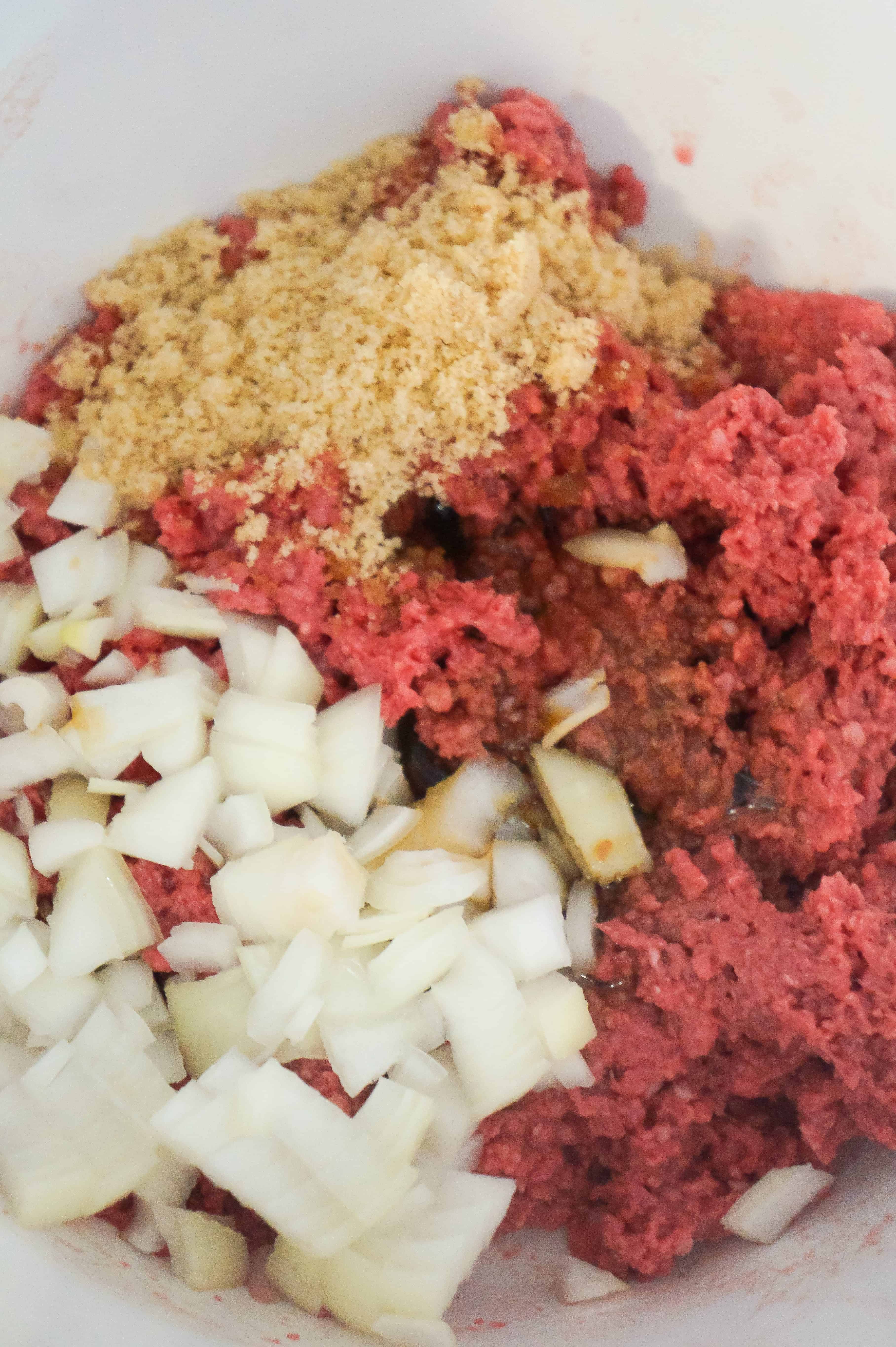 Ground beef for meatloaf