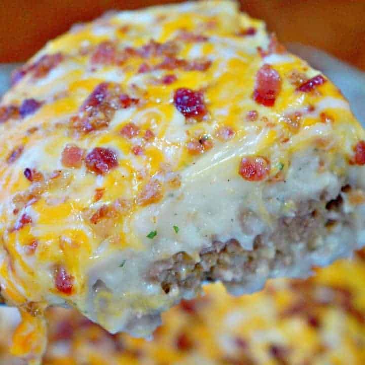 Loaded Potato & Meatloaf Casserole