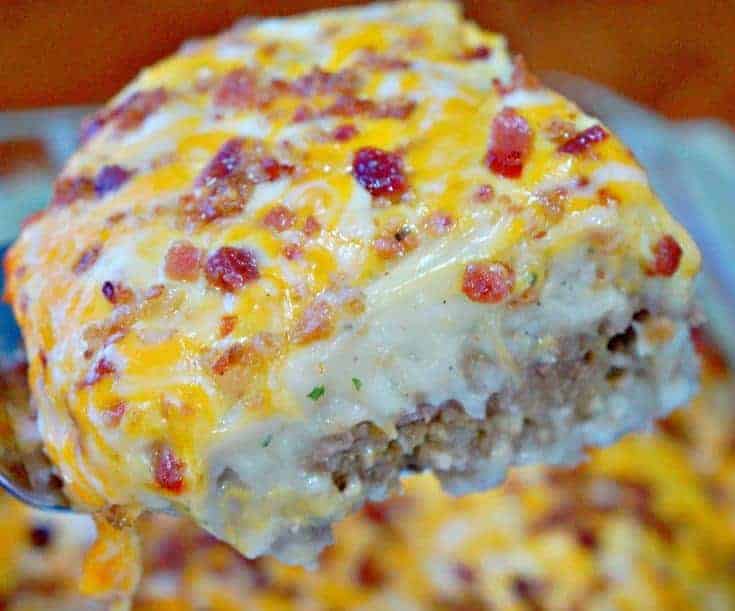 Loaded Potato & Meatloaf Casserole