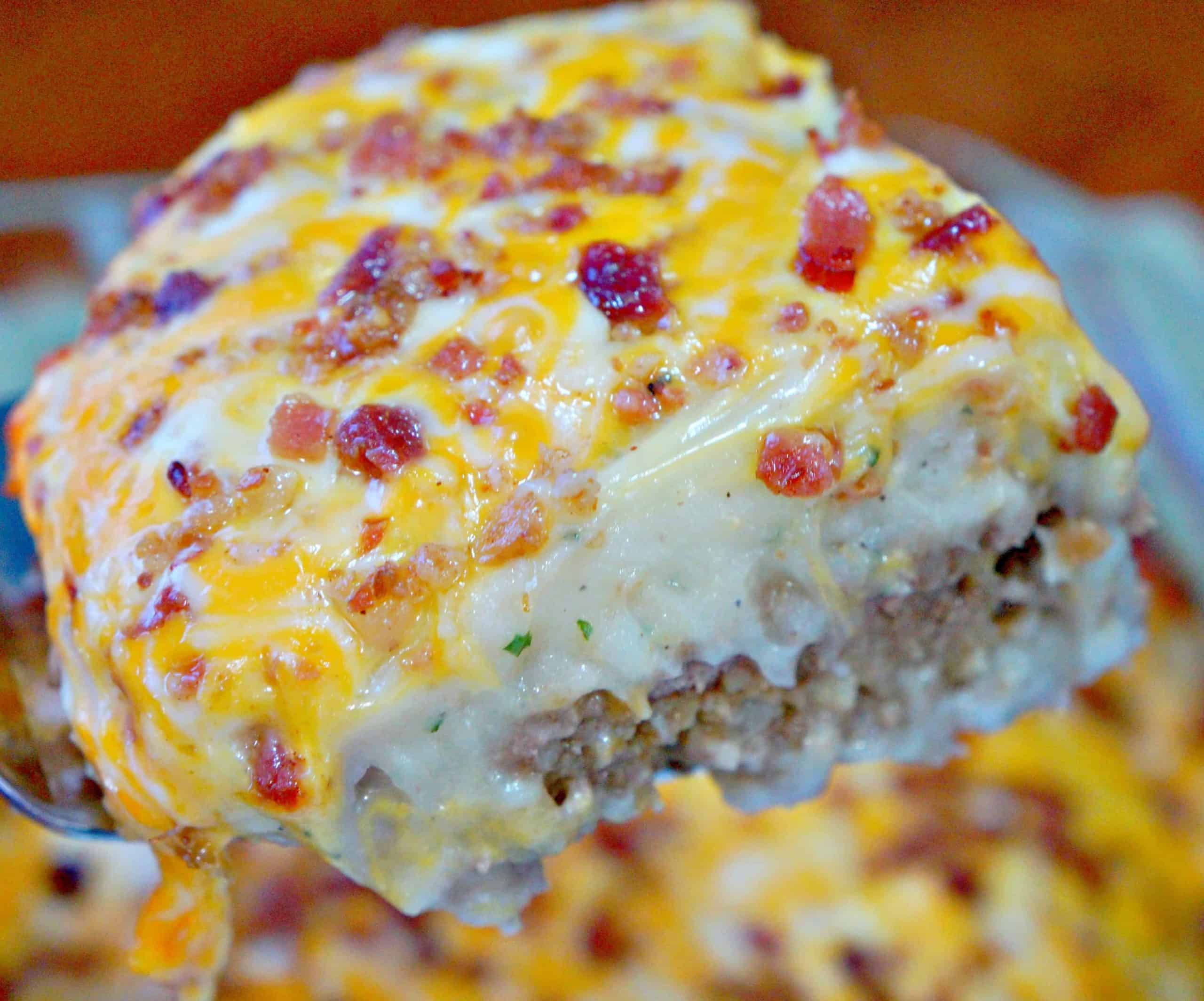 Loaded Potato Meatloaf Casserole