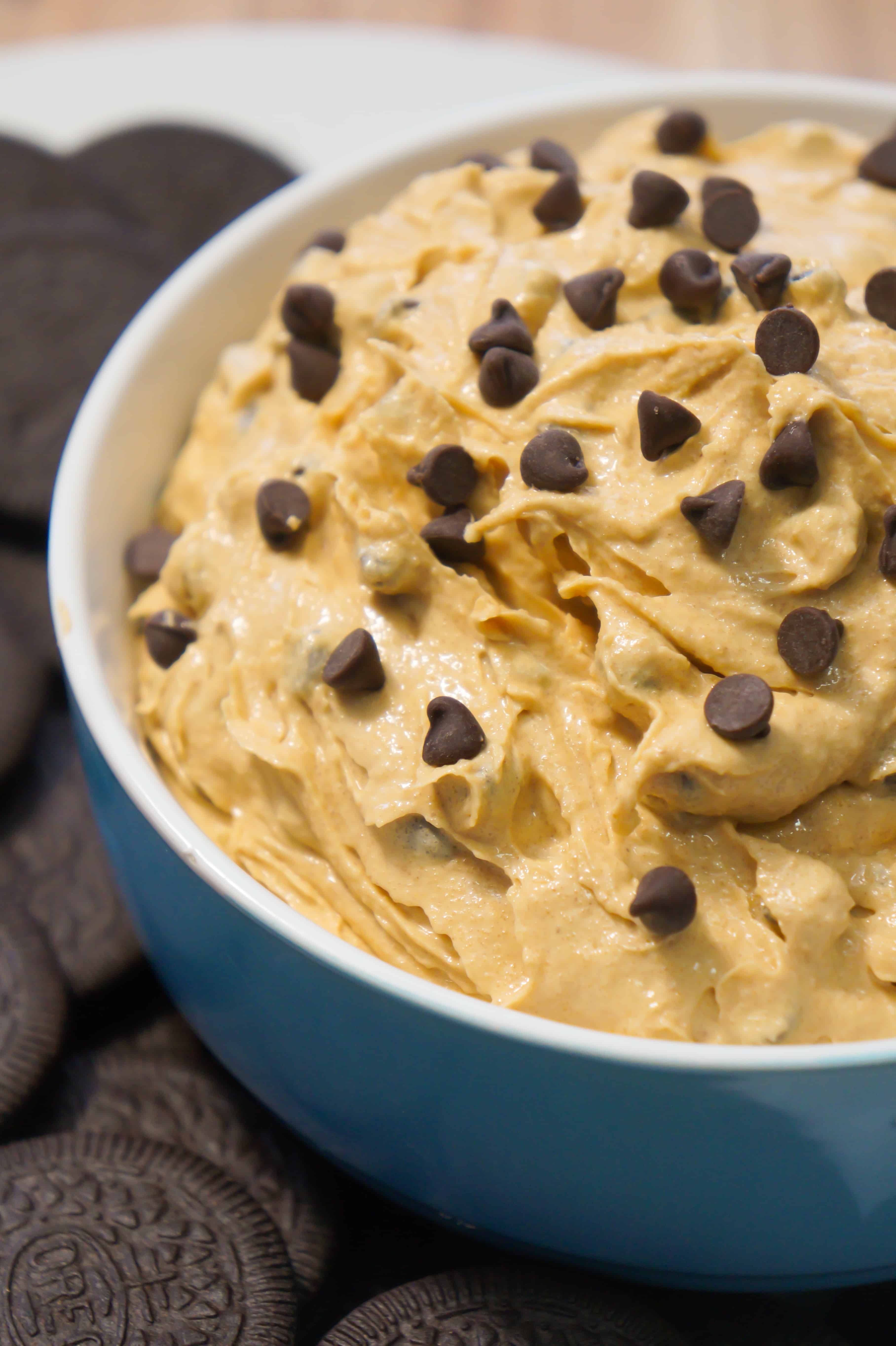 Edible cookie dough dip.