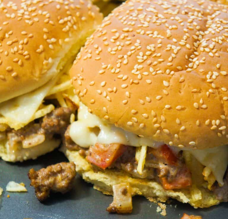 Potato Chip Loose Meat Sandwiches are an easy dinner recipe.
