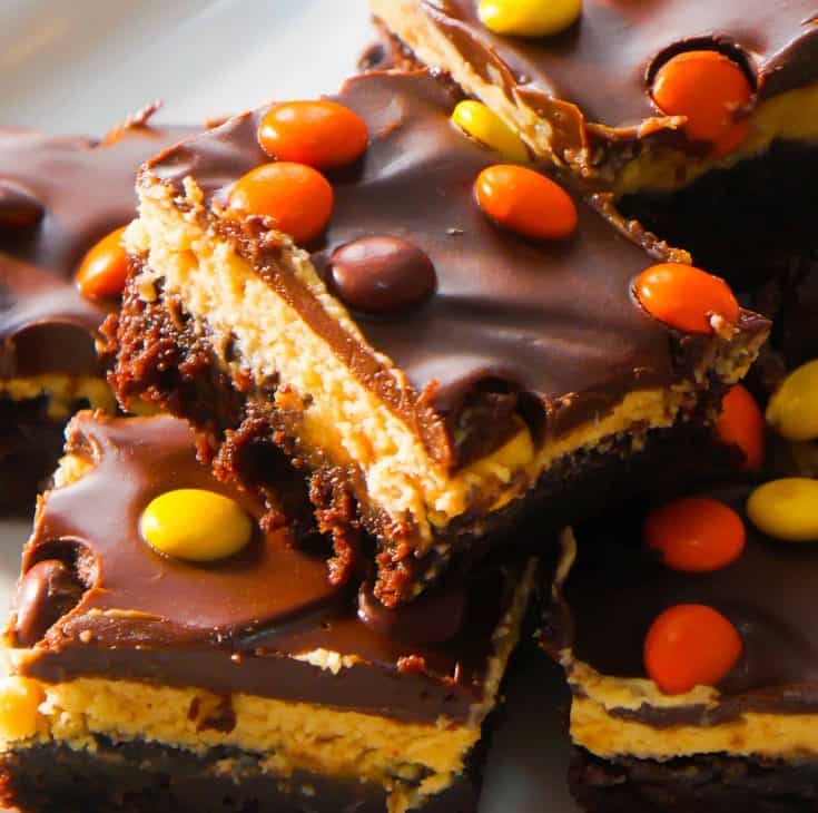 Reese's peanut butter cream cheese brownies