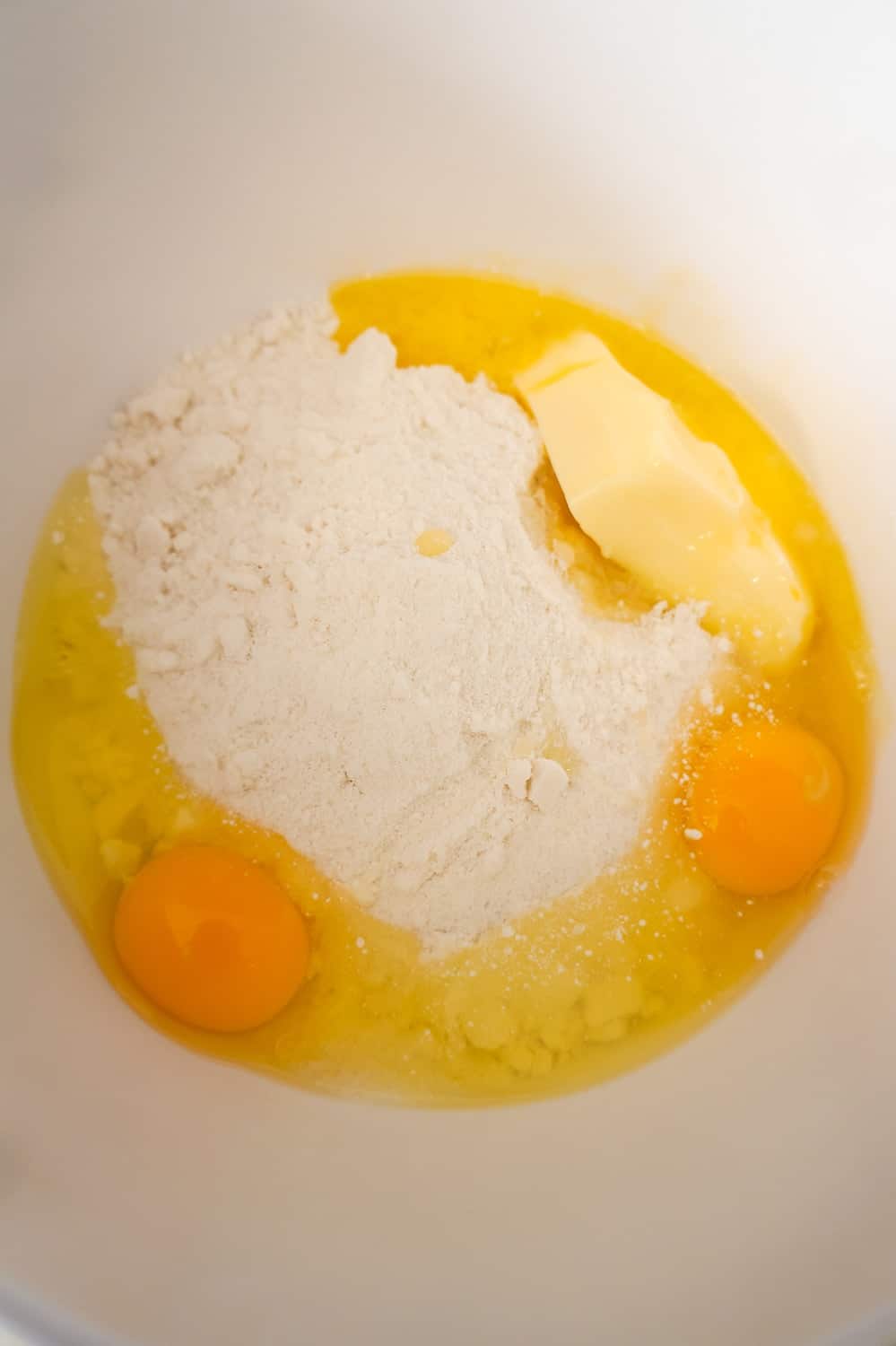 sugar cookie mix with eggs and butter