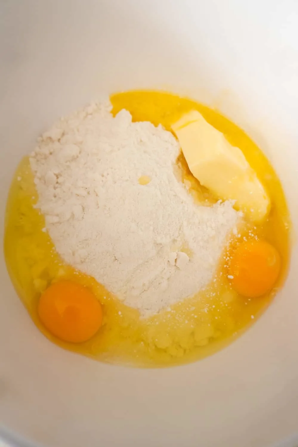 sugar cookie mix with eggs and butter