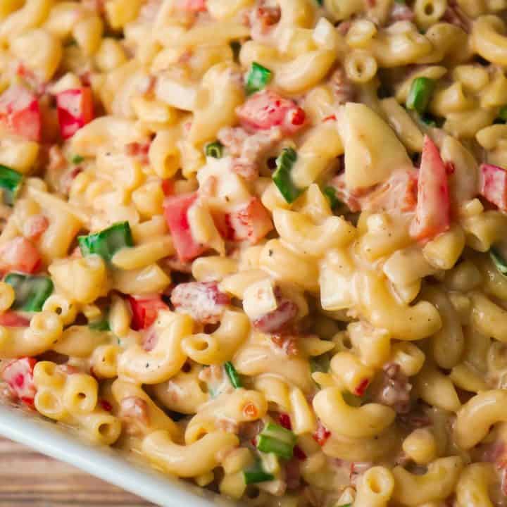 Sweet Chili Bacon Macaroni Salad