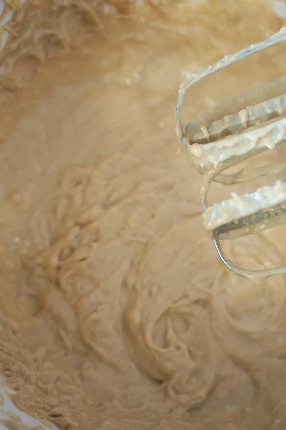 peanut butter banana cake batter