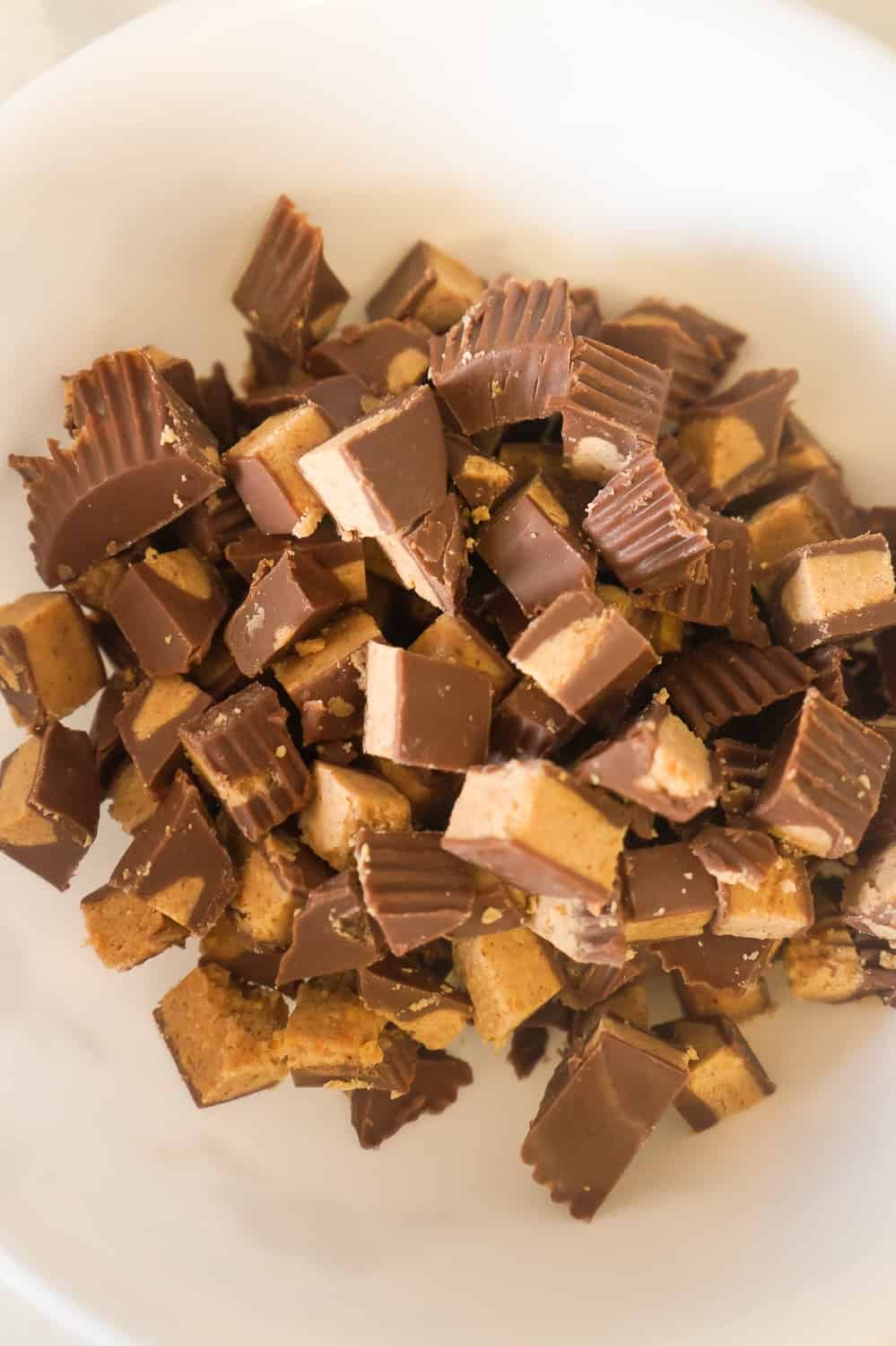chopped Reese's Peanut butter cups